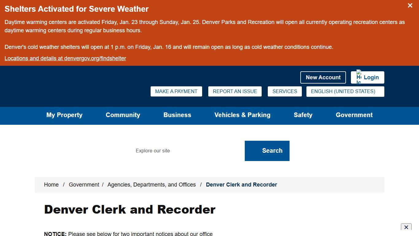 Denver Clerk and Recorder - City and County of Denver